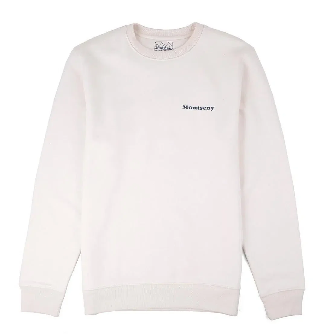LASER Montseny Crewneck Sweatshirt - Natural