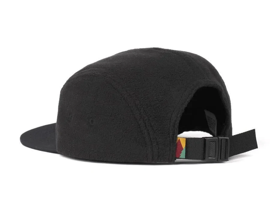 LASER Montseny Fleece Camper Hat Cap - Black - Image 2