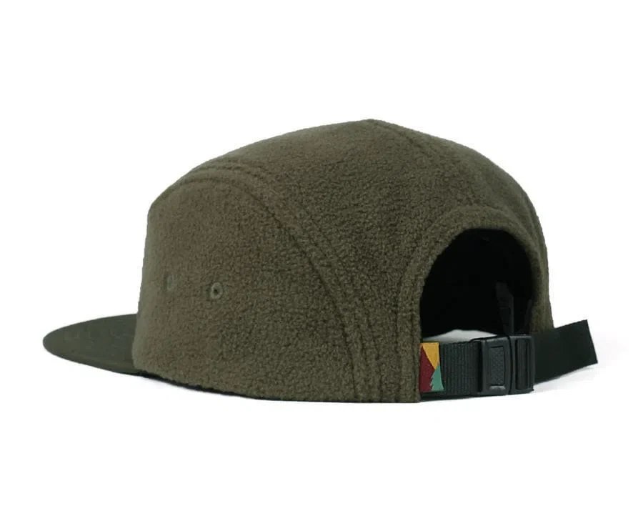LASER Montseny Fleece Camper Hat Cap - Moss Green - Image 2