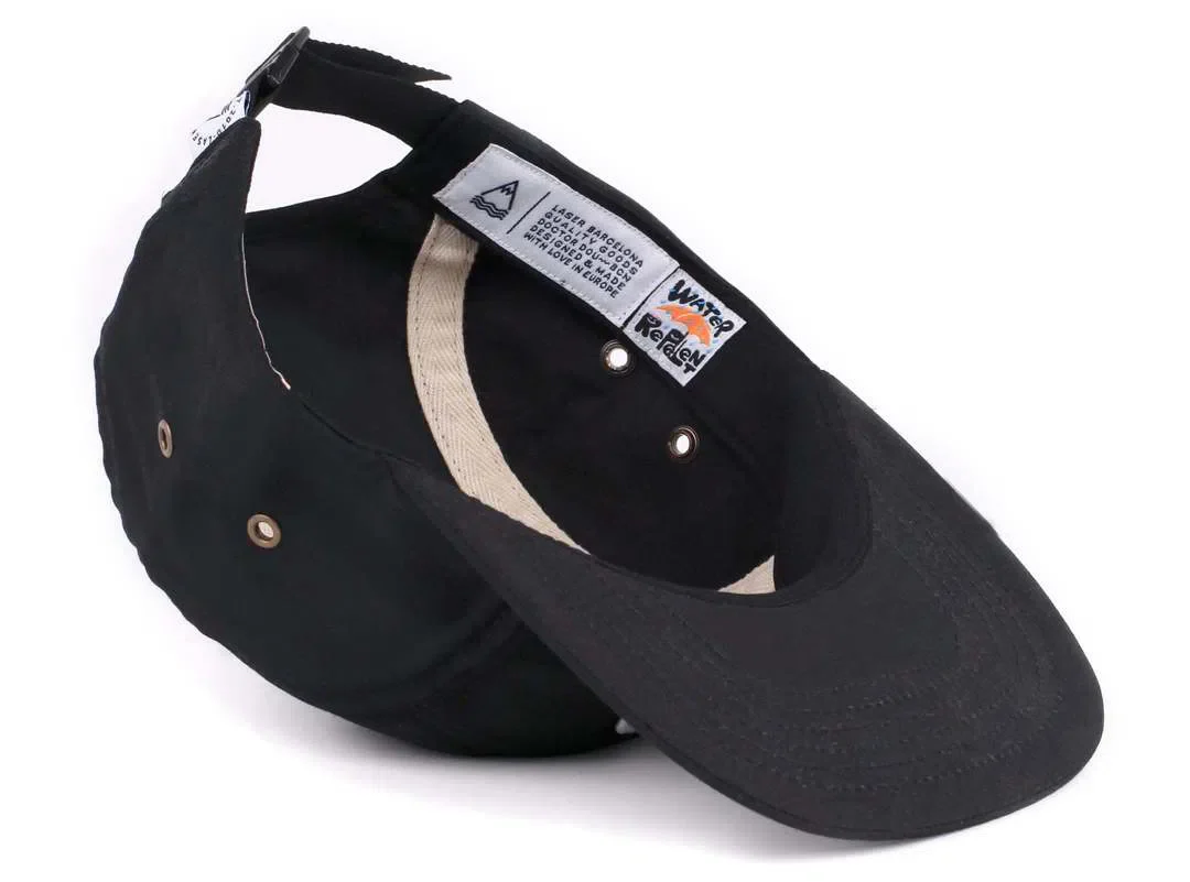 LASER Barceloneta Packable Hat Cap - Black - Image 3