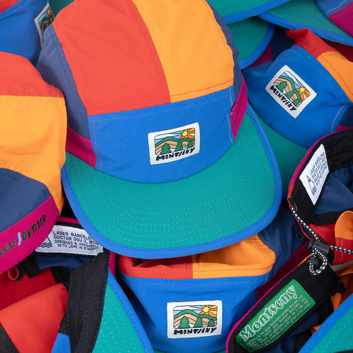 LASER Montseny V2 Tech 5 Panel Hat Cap - Kite - Image 4