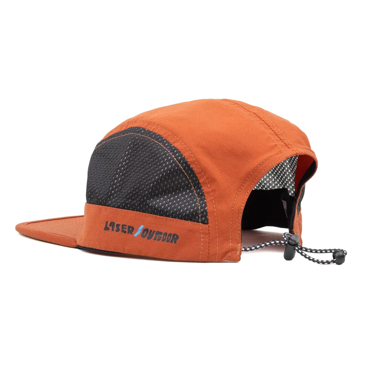 LASER Montseny Tech 5 Panel Hat Cap - Rust - Image 2