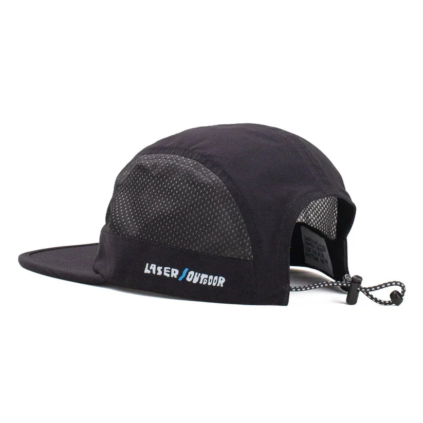 LASER Montseny V2 Tech 5 Panel Hat Cap - Black - Image 2