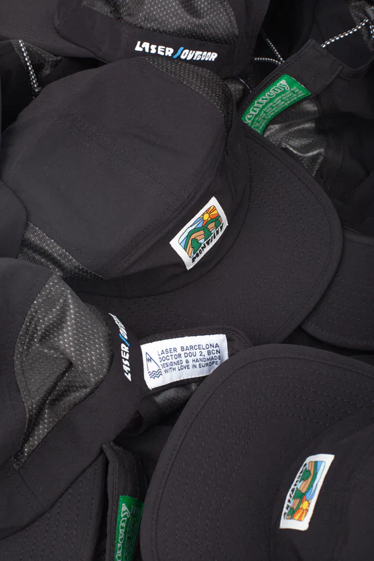 LASER Montseny V2 Tech 5 Panel Hat Cap - Black - Image 4