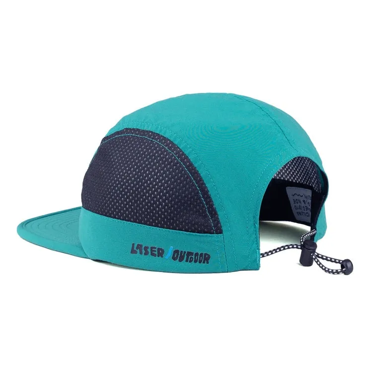 LASER Montseny V2 Tech 5 Panel Hat Cap - Emerald Green - Image 2