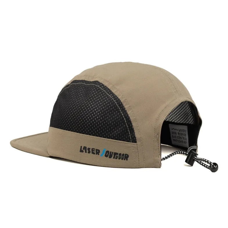 LASER Montseny V2 Tech 5 Panel Hat Cap - Gravel - Image 2