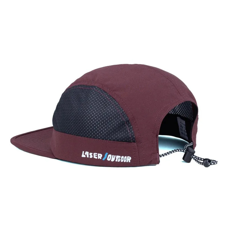 LASER Montseny V2 Tech 5 Panel Hat Cap - Plum - Image 2
