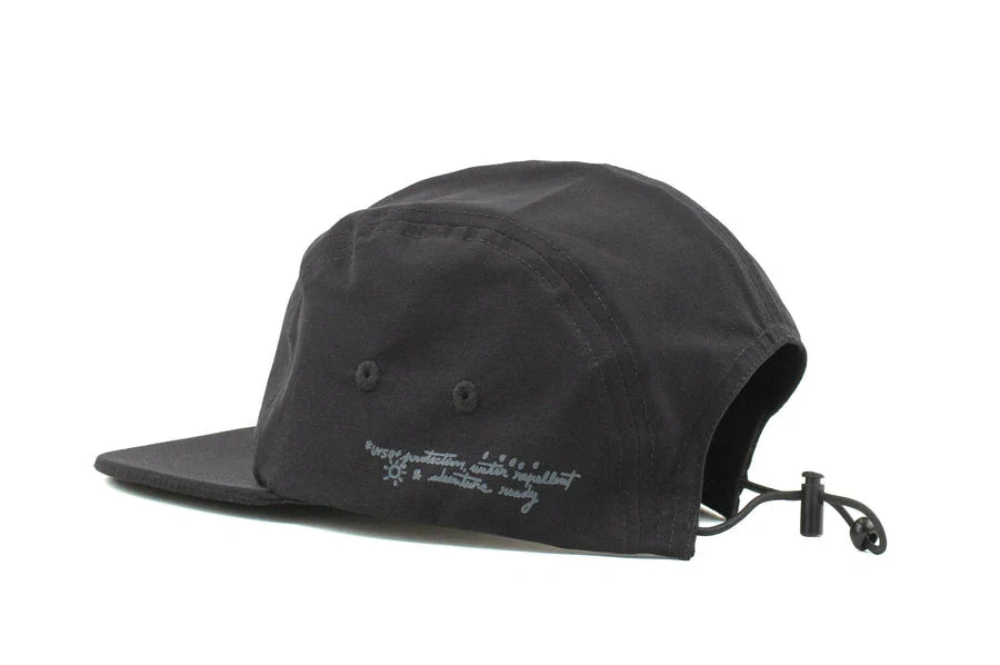 LASER Trail 5 Panel Hat - Black - Image 2