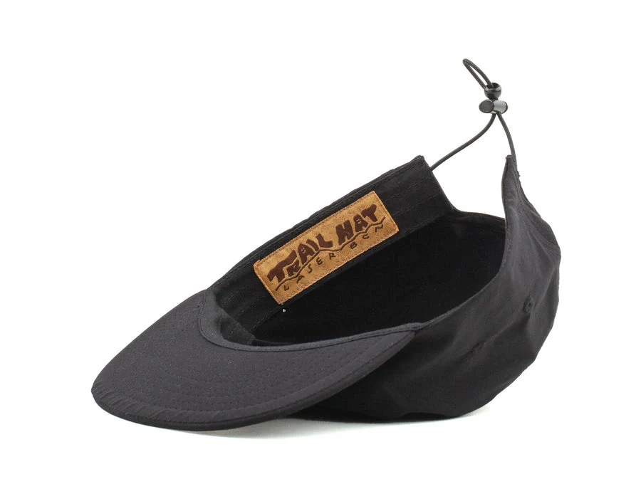 LASER Trail 5 Panel Hat - Black - Image 3