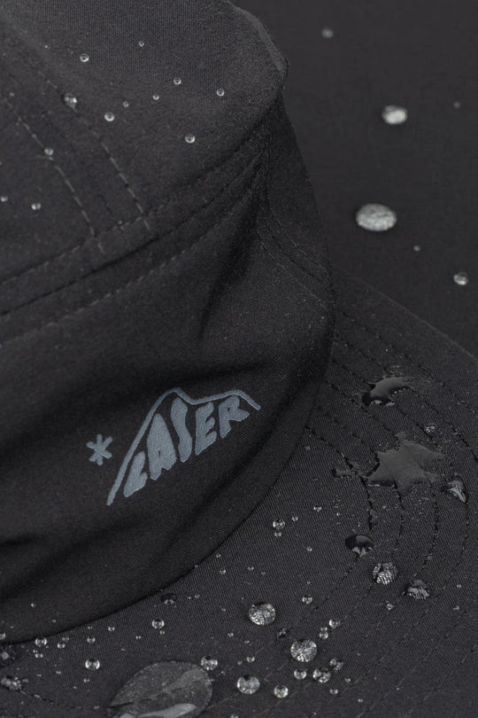 LASER Trail 5 Panel Hat - Black - Image 4