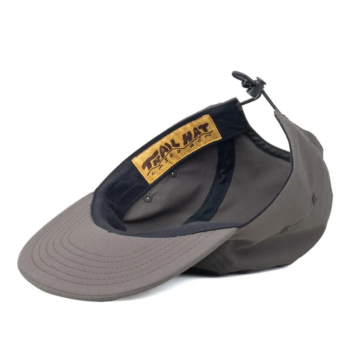 LASER Trail 5 Panel Hat Cap - Mud - Image 3