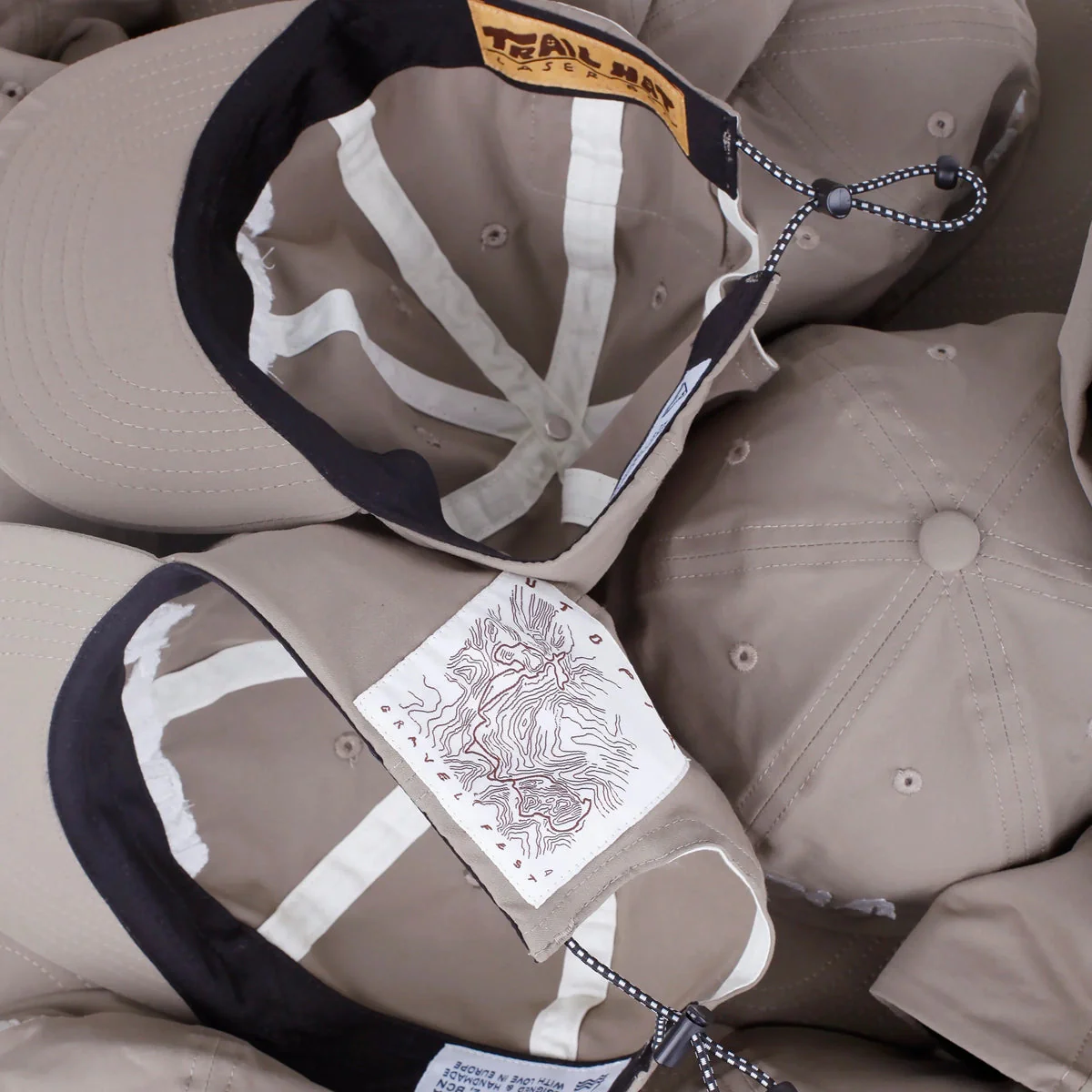 LASER Utopia 6 Panel Trail Hat - Sand - Image 4