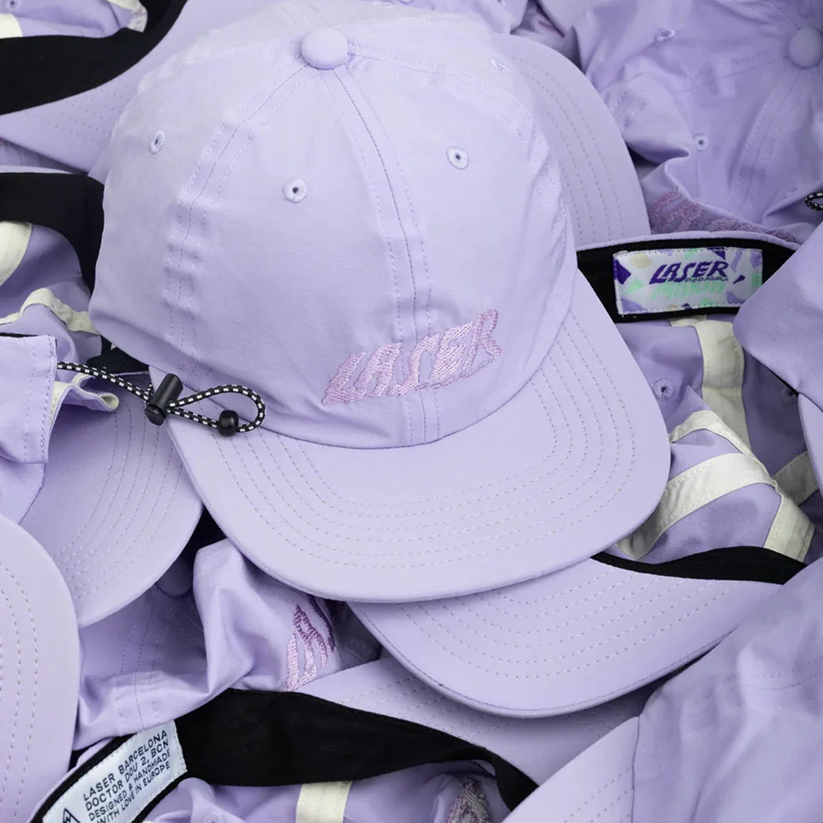 LASER x RODAGIRA 6 Panel Tech Hat - Lavender - Image 4