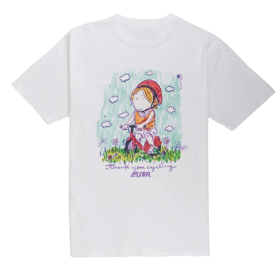 LASER x RODAGIRA Maria Tee - White - Image 2