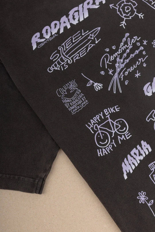 LASER x RODAGIRA Tee - Faded Black - Image 4