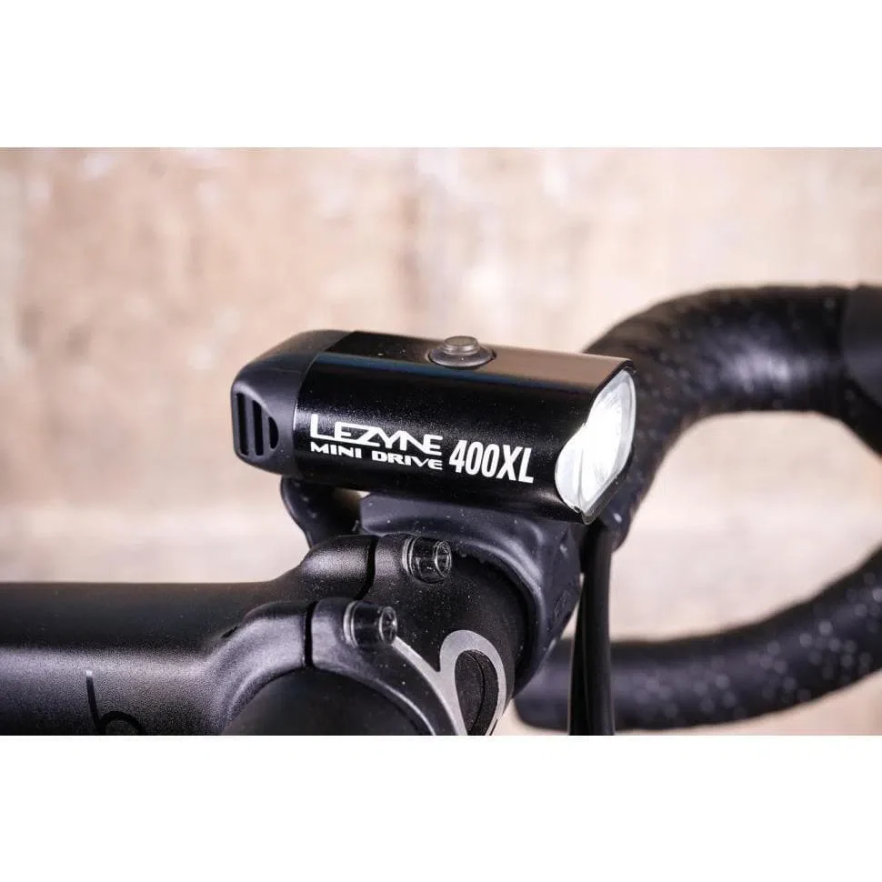 LEZYNE Mini Drive 400XL Front Light - Black - Image 2