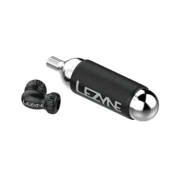 LEZYNE Twin Speed Drive CO2 Pump  Shrader/Presta  25g - Black - Image 2