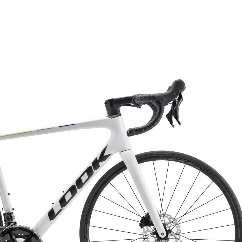 Look 786 Huez Disc Pro Team Complete Road Bike- White - Image 4