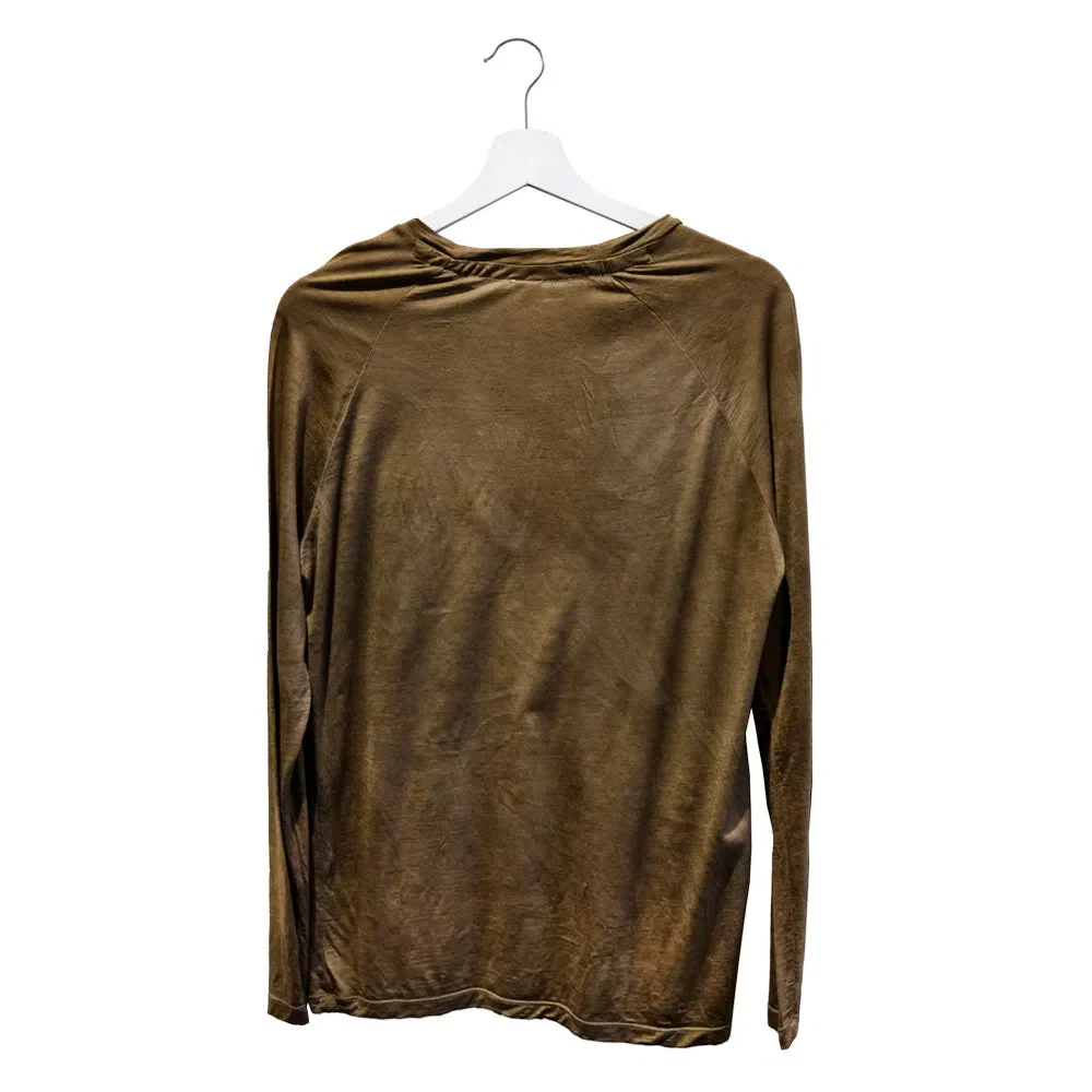 MAAD Cycling Long Sleeve Tshirt - Coffee - Image 2