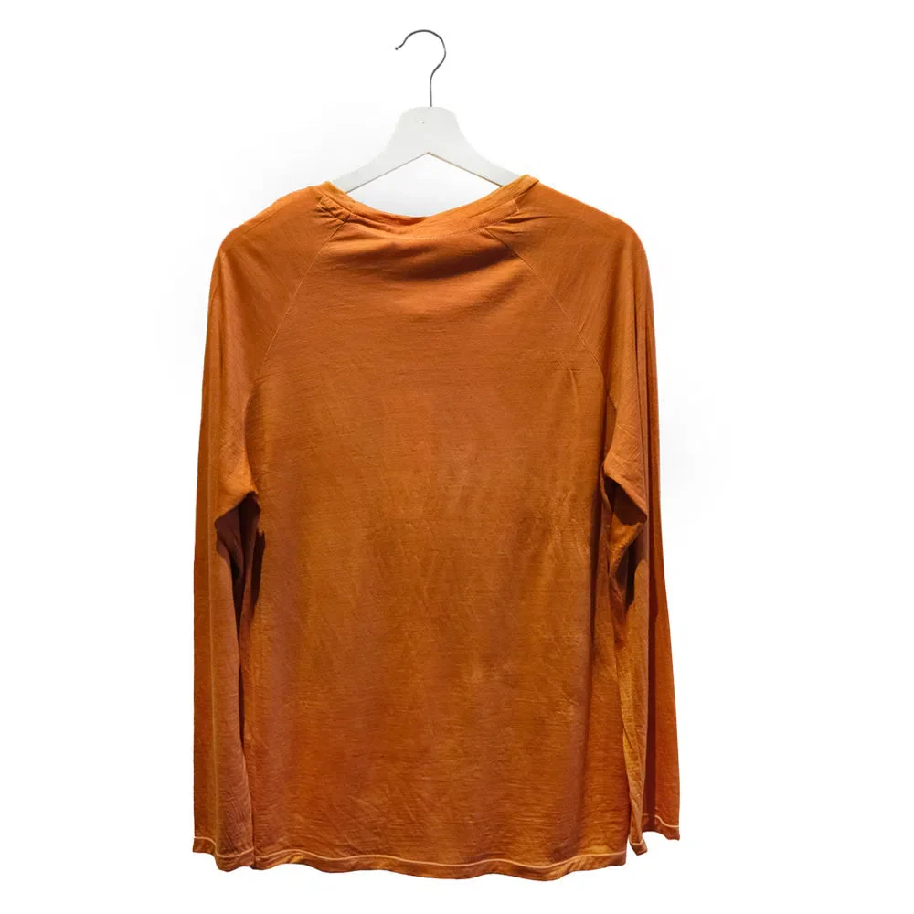 MAAD Cycling Long Sleeve Tshirt - Orange - Image 2