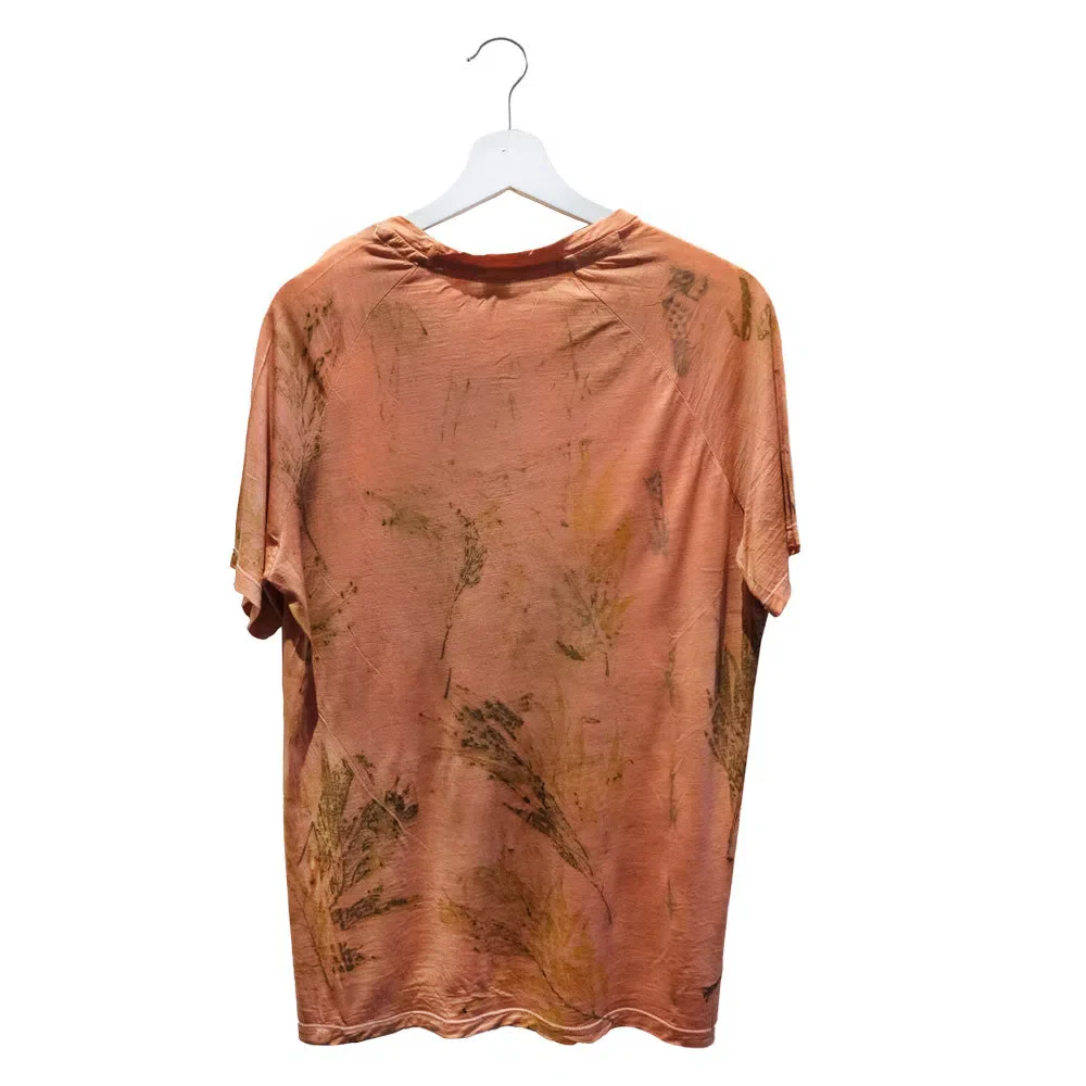 MAAD Cycling Short Sleeve Tshirt - Orange Leaves - Image 2