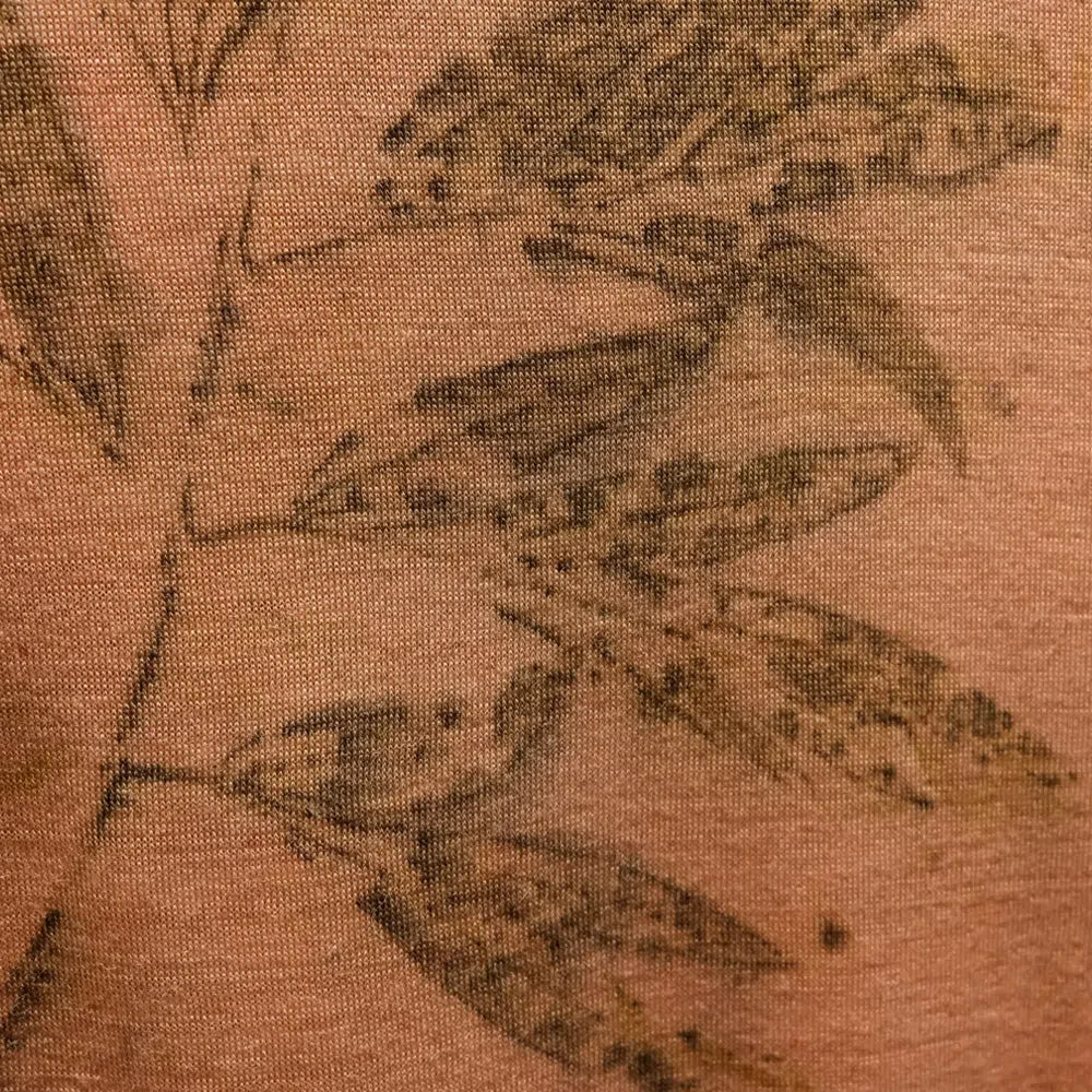 MAAD Cycling Short Sleeve Tshirt - Orange Leaves - Image 3