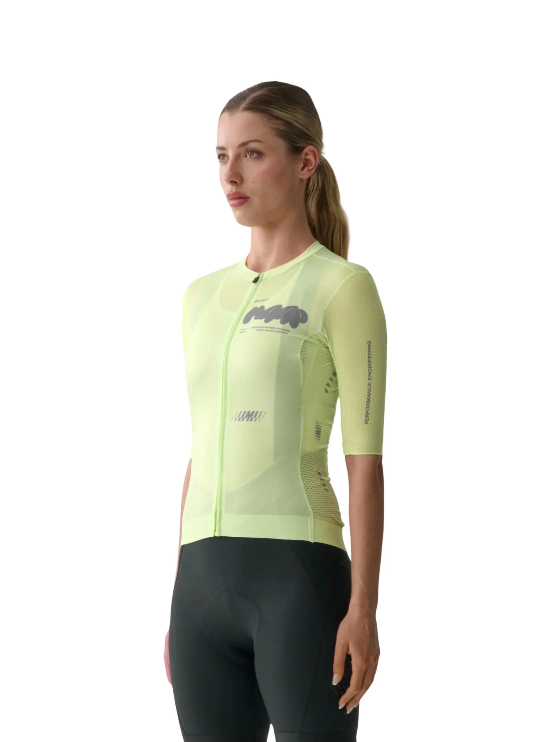 MAAP Aerate Women Pro Air Jersey 3.0 - Shadow Lime - Image 3