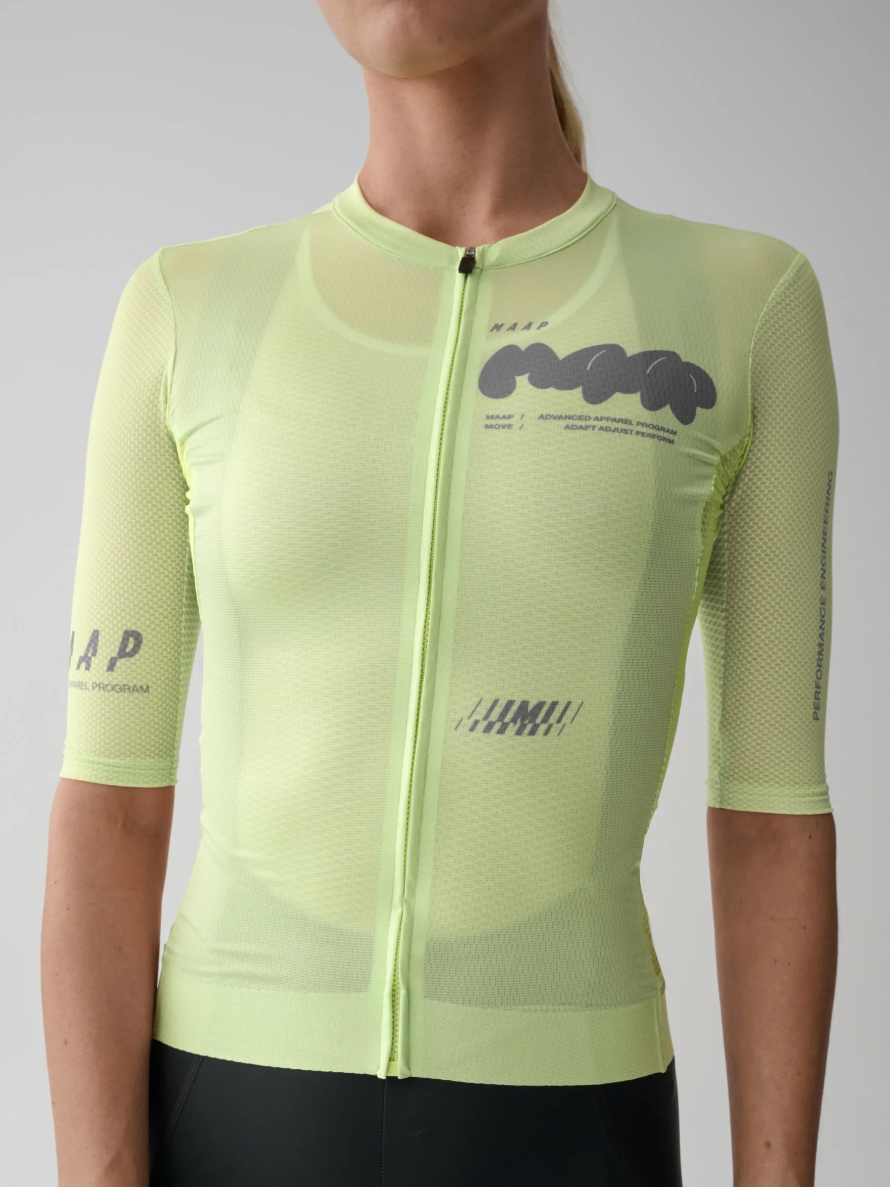 MAAP Aerate Women Pro Air Jersey 3.0 - Shadow Lime - Image 4