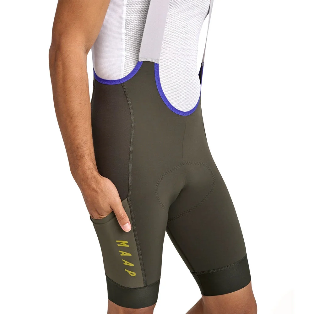 MAAP Alt Road Cargo Bib Shorts - Burnt Olive - Image 3