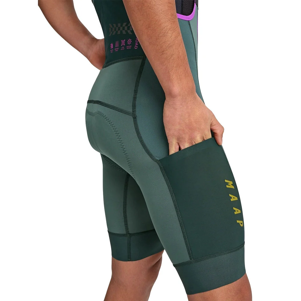 MAAP Alt Road Cargo Bib Shorts - Cypress Green - Image 4