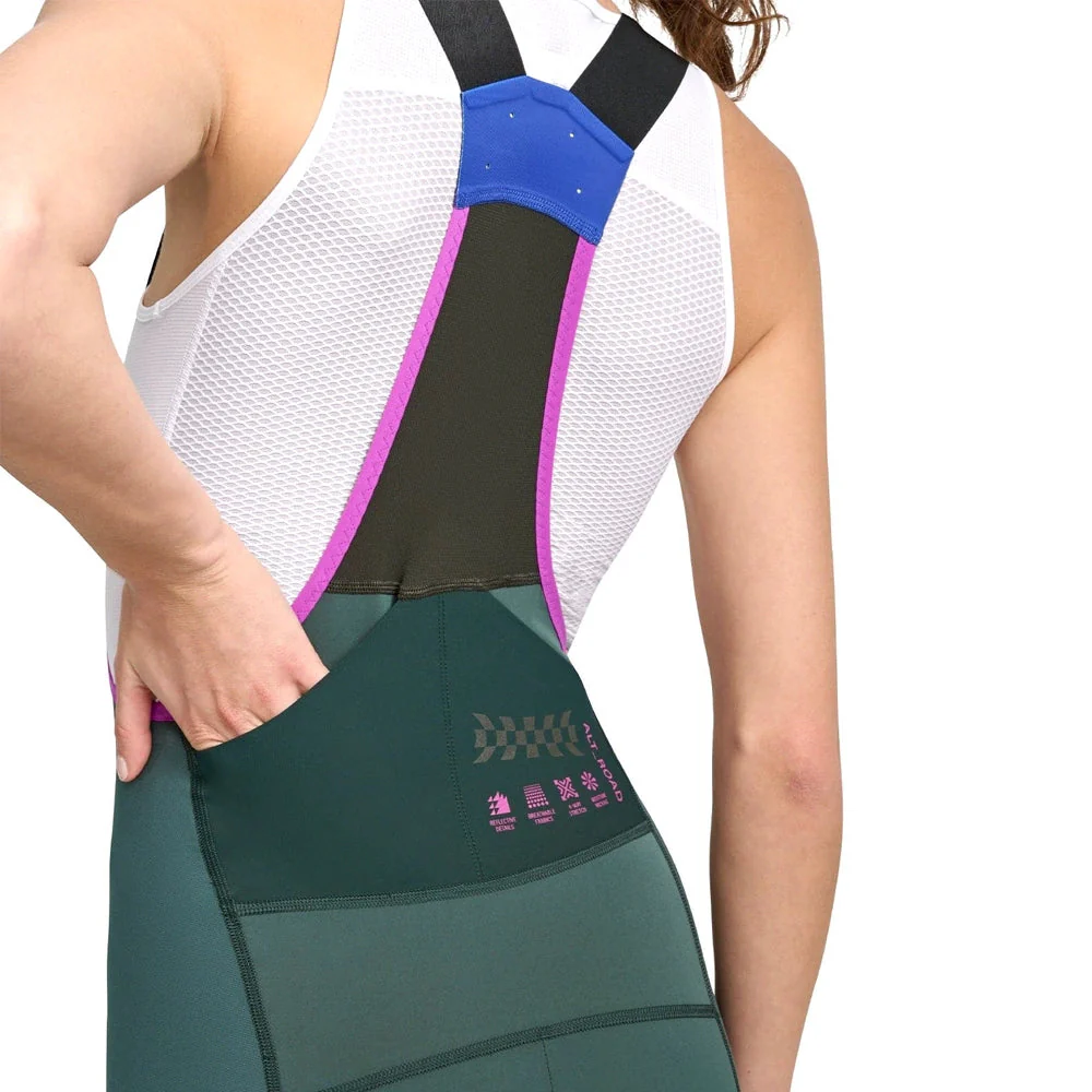 MAAP Alt Road Cargo Women Bib Shorts - Cyprees Green - Image 4