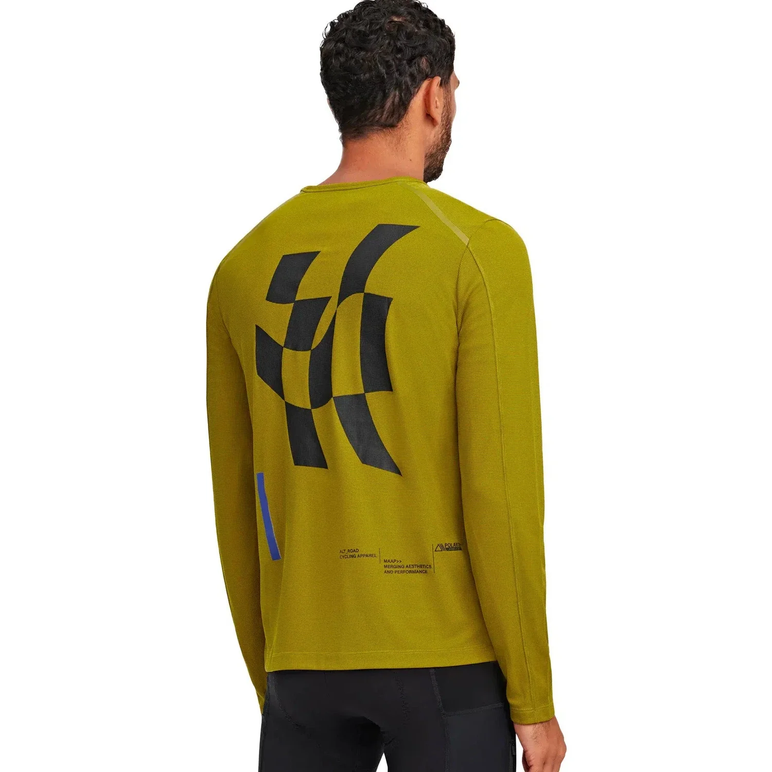 MAAP Alt Road LS Tee - Olive Green - Image 2