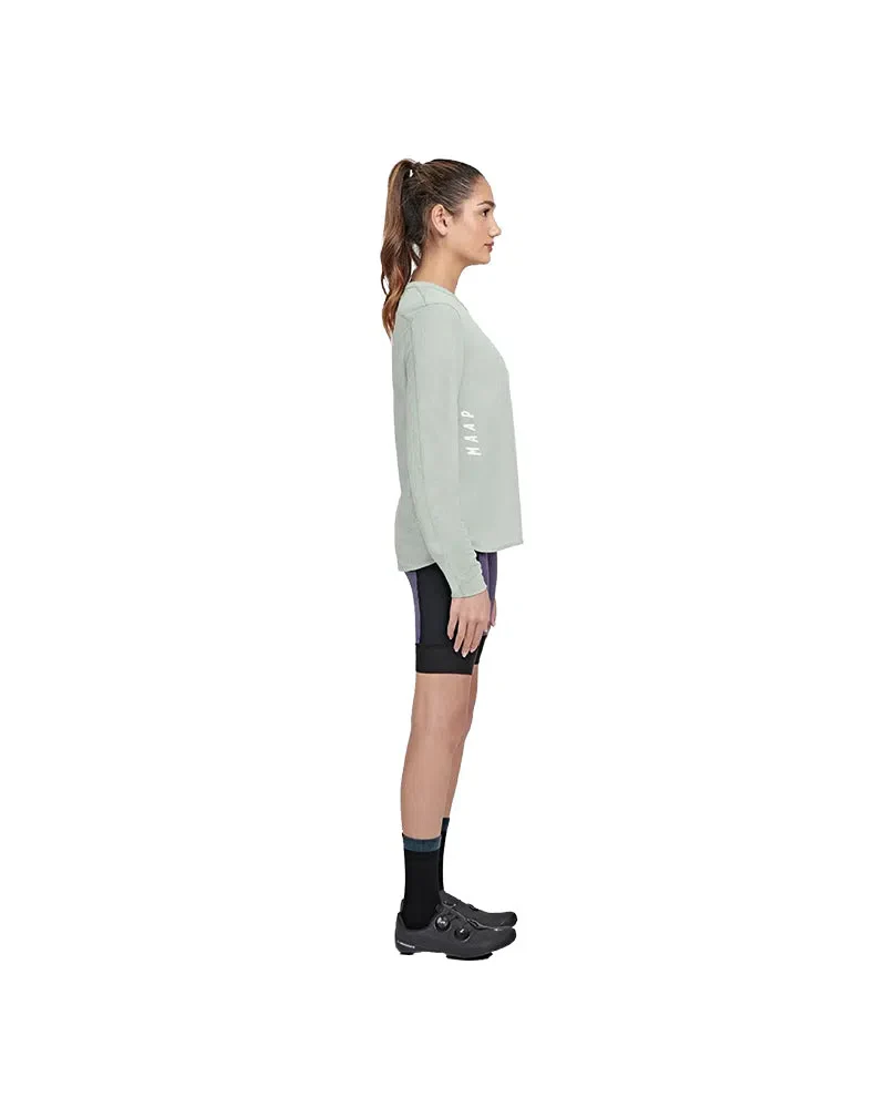 MAAP Alt Road Ride Women LS Tee 2.0 - Grey Mist - Image 3