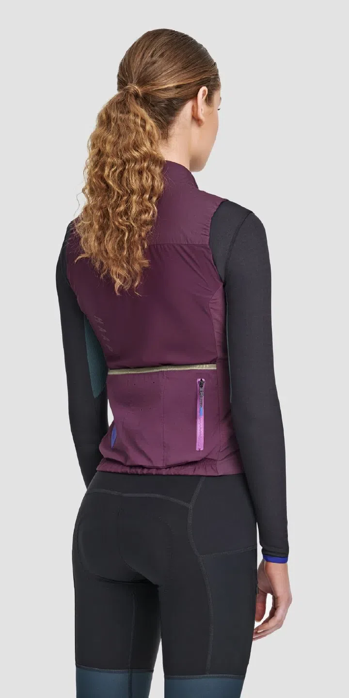 MAAP Alt Road Thermal Women Vest - Burgundy - Image 3