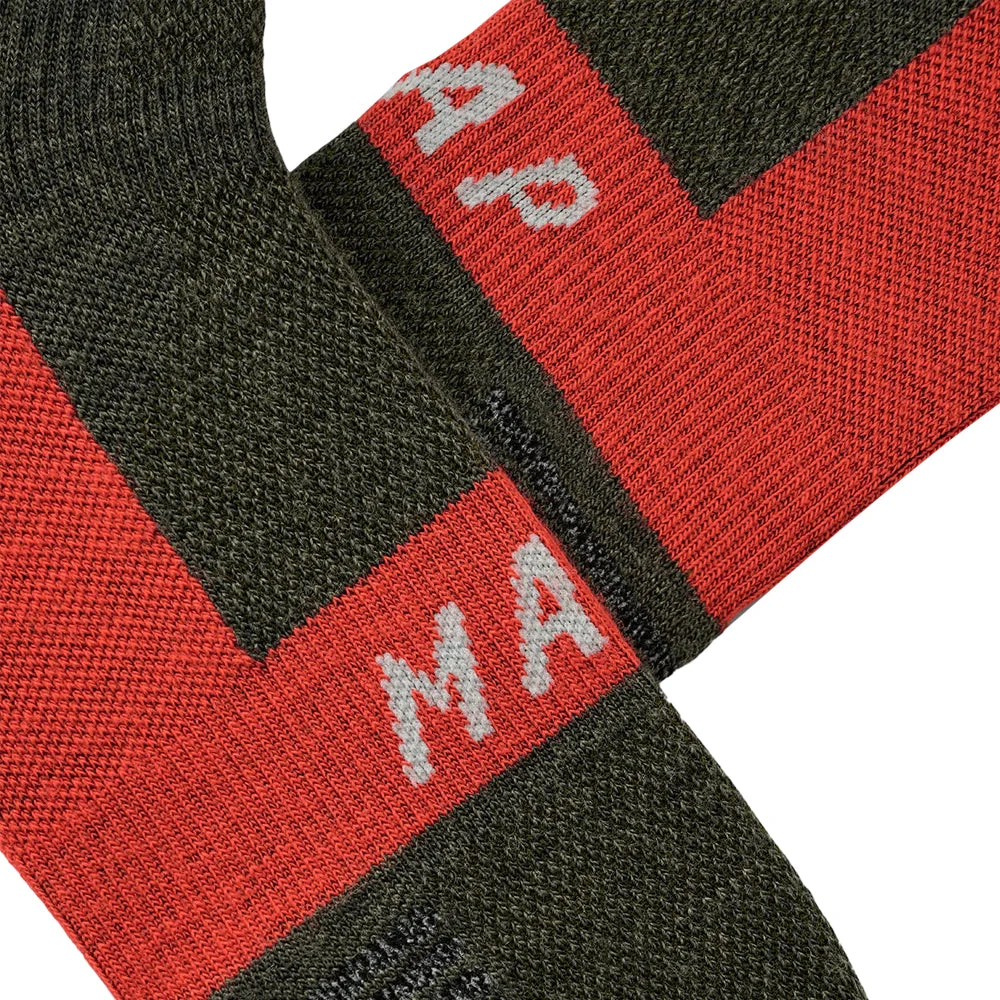 MAAP Alt Road Trail Socks - Olive/Mars - Image 3