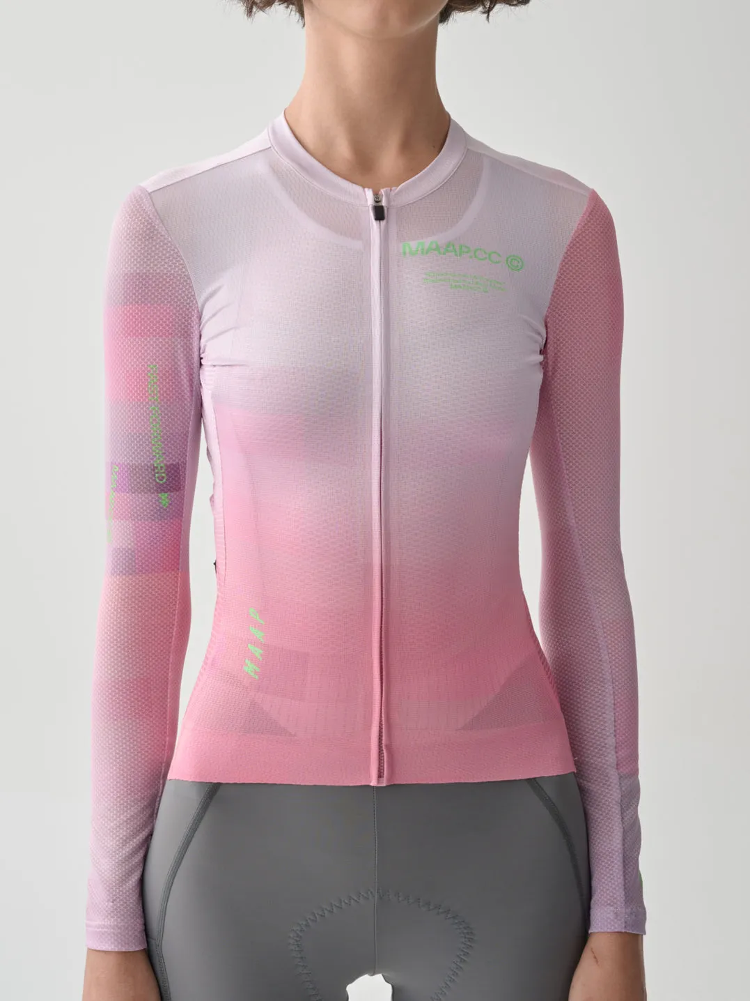 MAAP Blur Pro Air 3.0 Women Long Sleeve Jersey - Rosa - Image 2