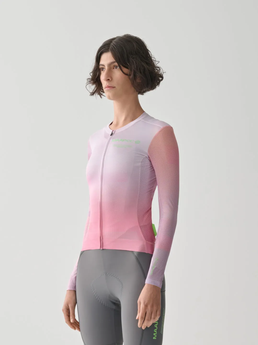 MAAP Blur Pro Air 3.0 Women Long Sleeve Jersey - Rosa - Image 3