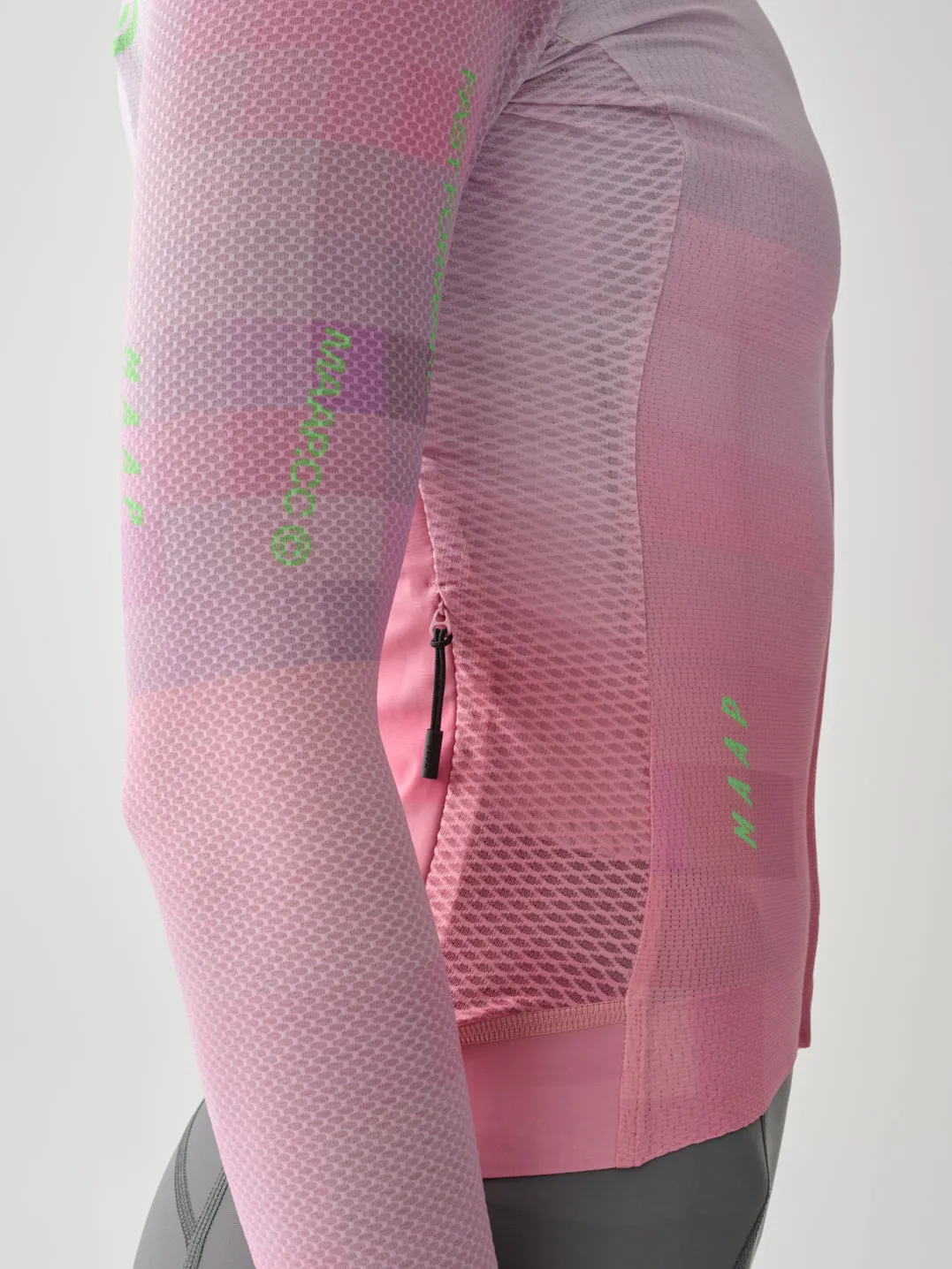 MAAP Blur Pro Air 3.0 Women Long Sleeve Jersey - Rosa - Image 4