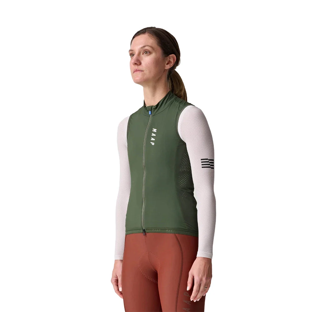 MAAP Draft Team Women Vest - Bronze Green - Image 2