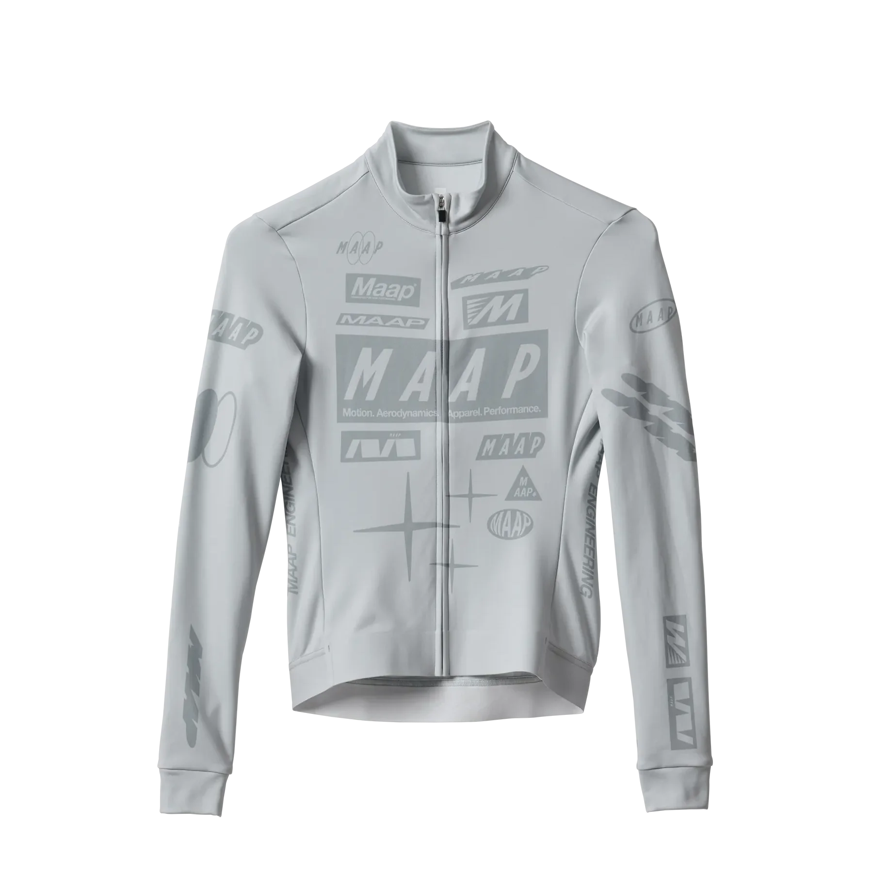 MAAP Drome Thermal LS Jersey - Ice Gray - Image 2