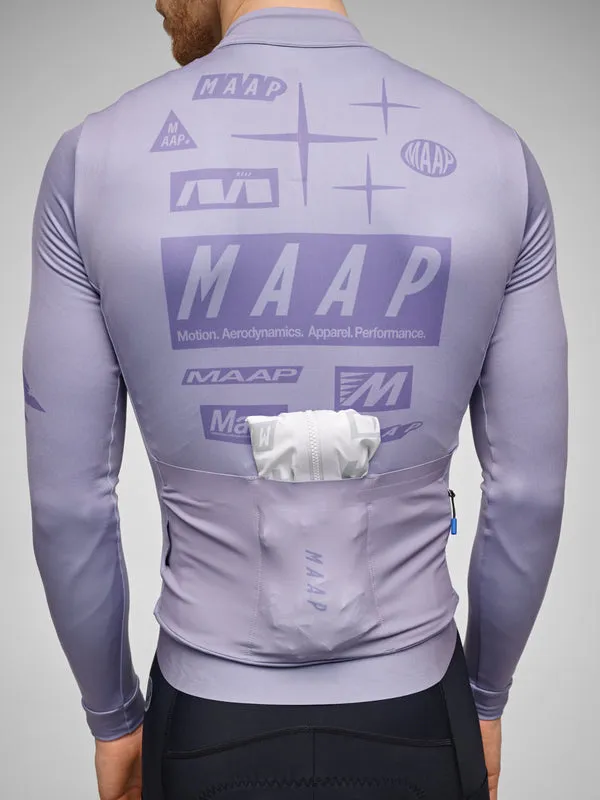 MAAP Drome Thermal LS Jersey - Silver Bullet - Image 2
