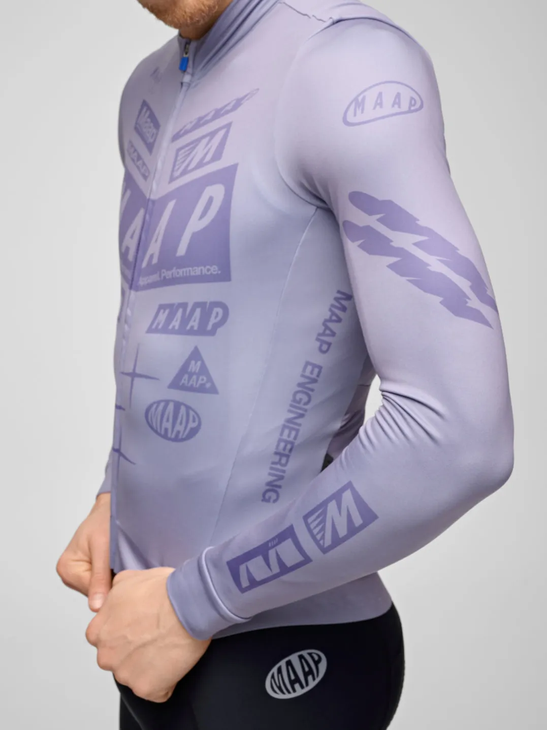 MAAP Drome Thermal LS Jersey - Silver Bullet - Image 5