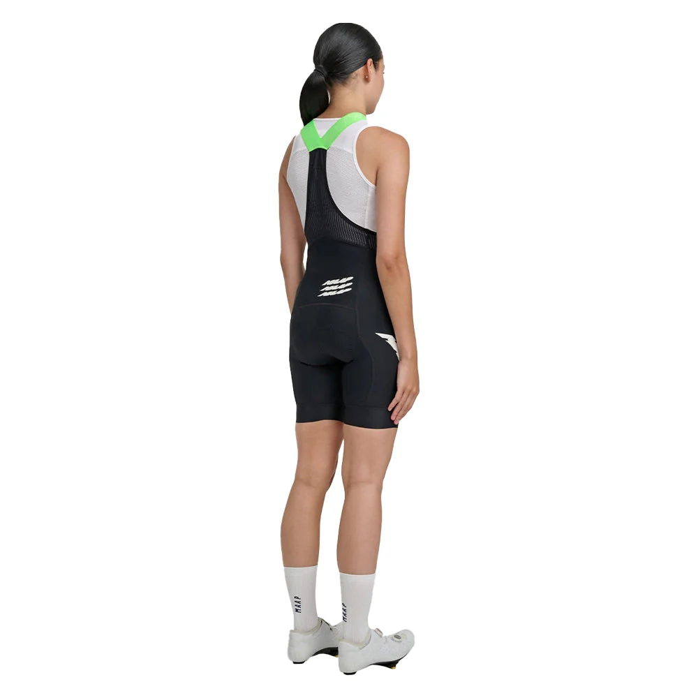 MAAP Eclipse Team Evo Women Bib Shorts - Black/Fluro Green - Image 5