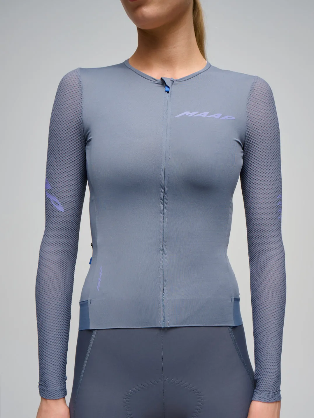 MAAP Emerge Long Sleeve Women Jersey - Galaxy Blue - Image 2