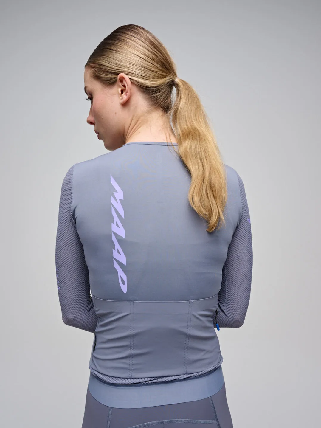 MAAP Emerge Long Sleeve Women Jersey - Galaxy Blue - Image 4