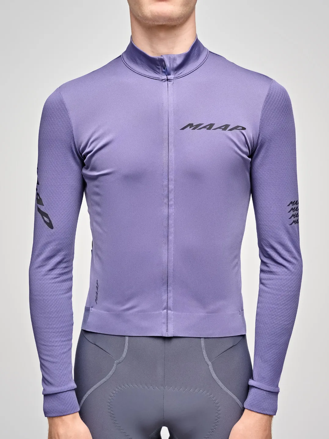 MAAP Emerge Thermal Long Sleeve Jersey - Heron - Image 2