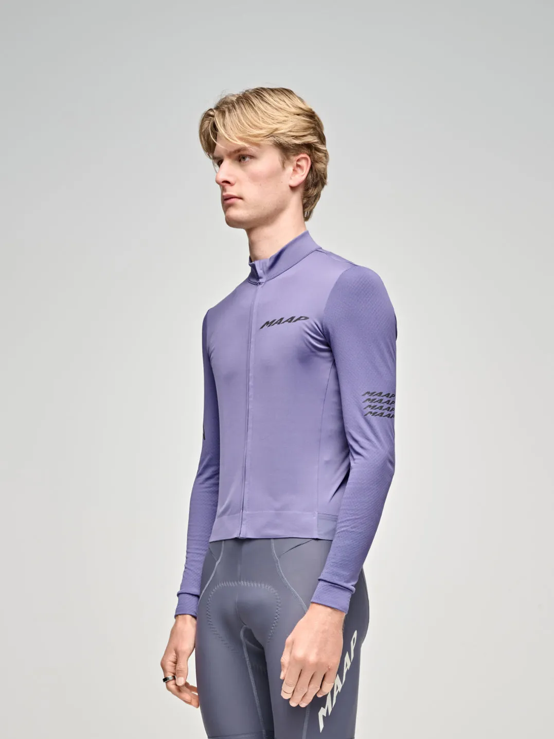 MAAP Emerge Thermal Long Sleeve Jersey - Heron - Image 3