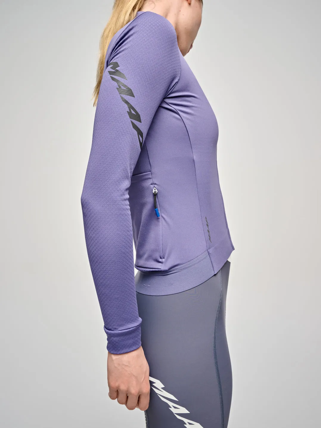 MAAP Emerge Thermal Long Sleeve Woman Jersey - Heron - Image 4