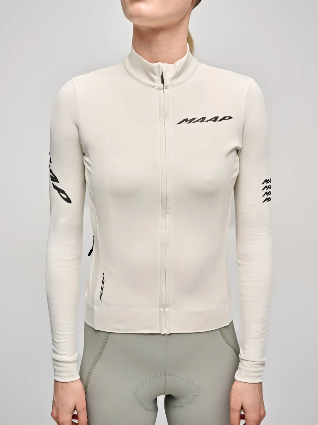 MAAP Emerge Thermal Long Sleeve Woman Jersey - Vapour - Image 2
