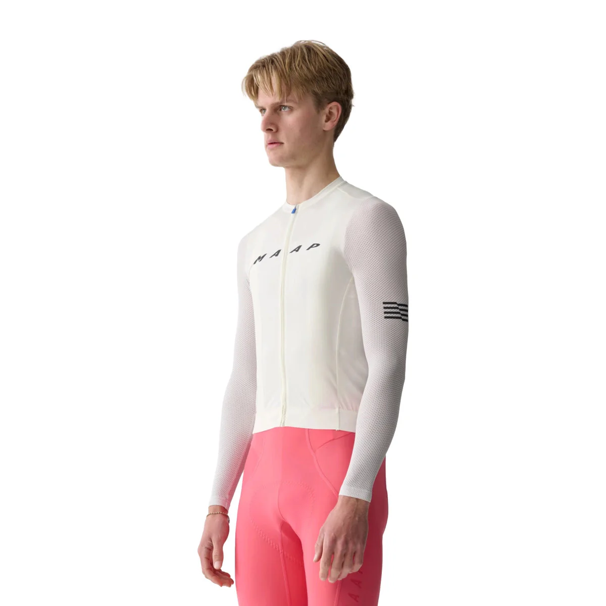 MAAP Evade Pro Base 2.0 LS Jersey - Chalk - Image 2